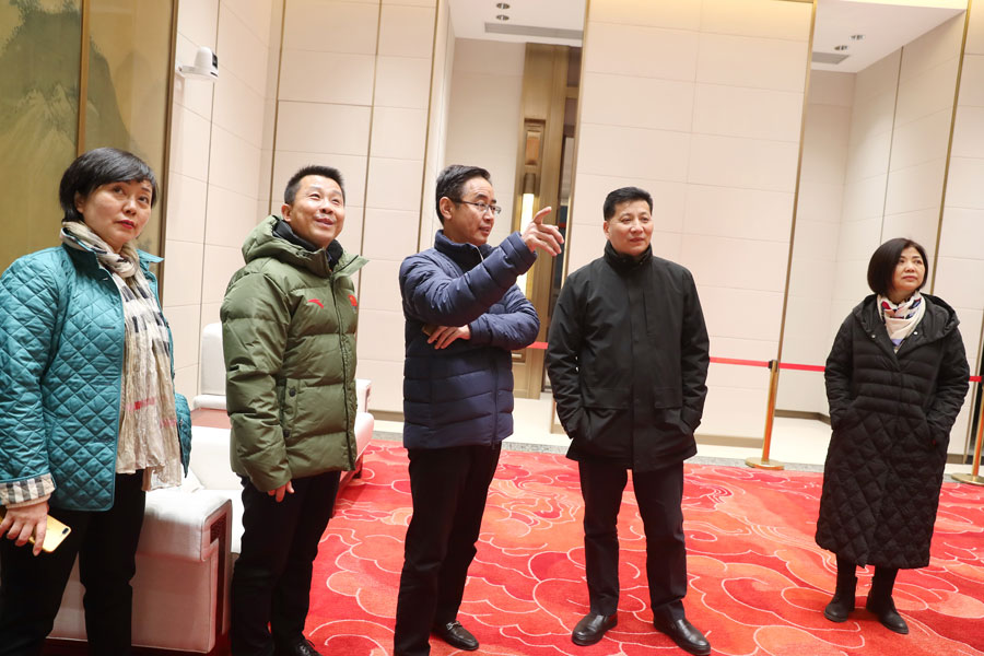 劉誓?？疾煳錆h體育中心 要求加強場館賽后利用(圖5)