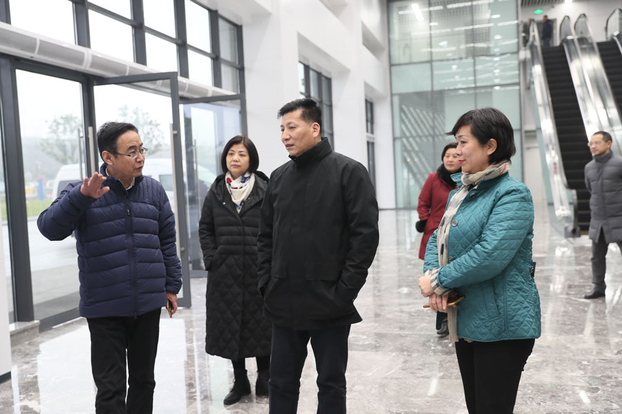 劉誓?？疾煳錆h體育中心 要求加強場館賽后利用(圖2)