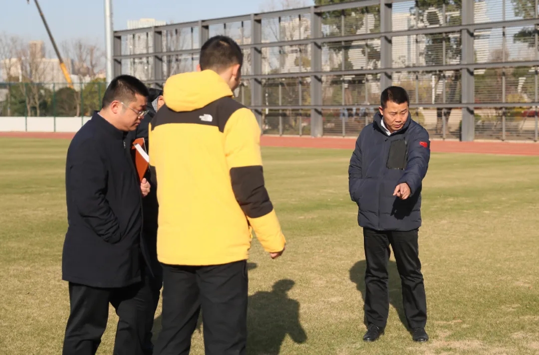 公司領(lǐng)導檢查軍運會賽后利用項目建設(shè)(圖3)