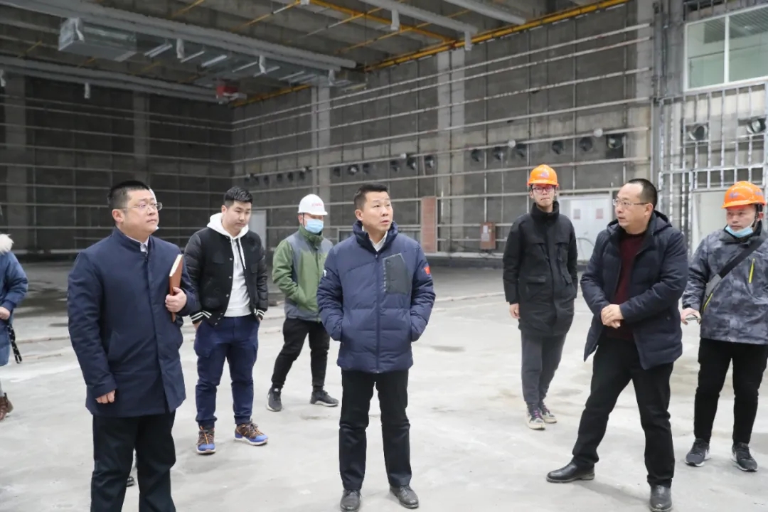 公司領(lǐng)導檢查軍運會賽后利用項目建設(shè)(圖2)