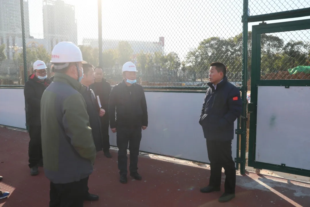 公司領(lǐng)導檢查軍運會賽后利用項目建設(shè)(圖7)